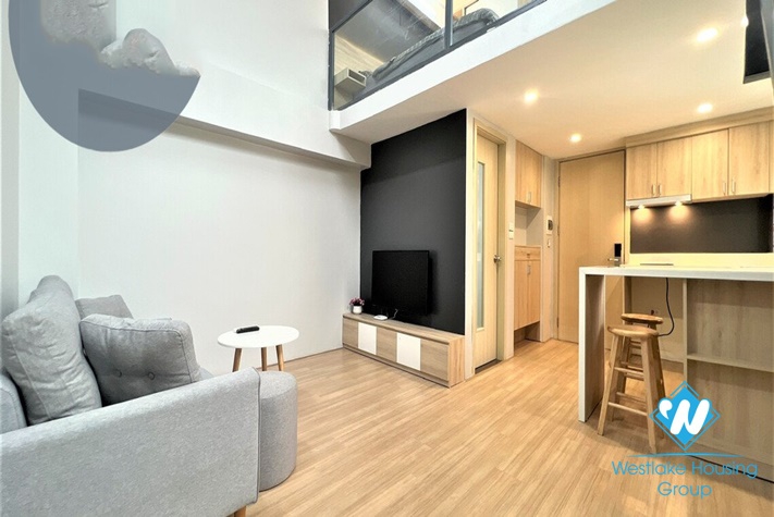 Nice design one bedroom for rent in Ong Ich Khiem st, Ba Dinh District 